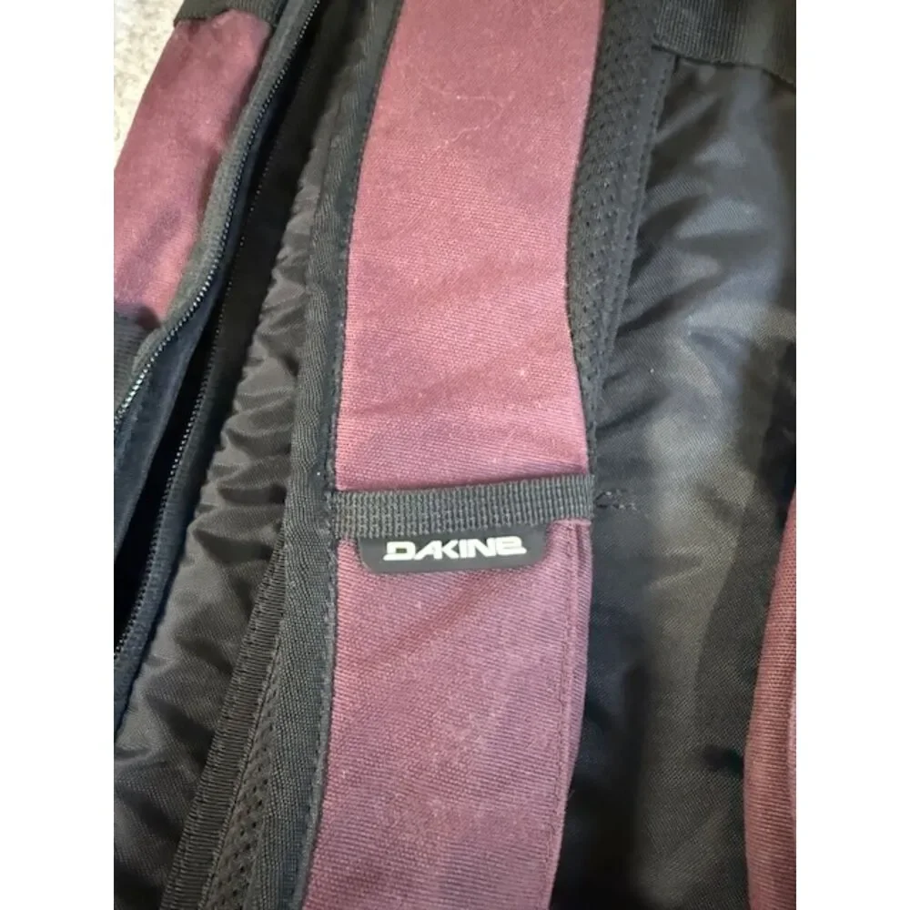 Dakine Backpack Burgundy Plum Black Outdoor Travel Laptop Hiking Pack